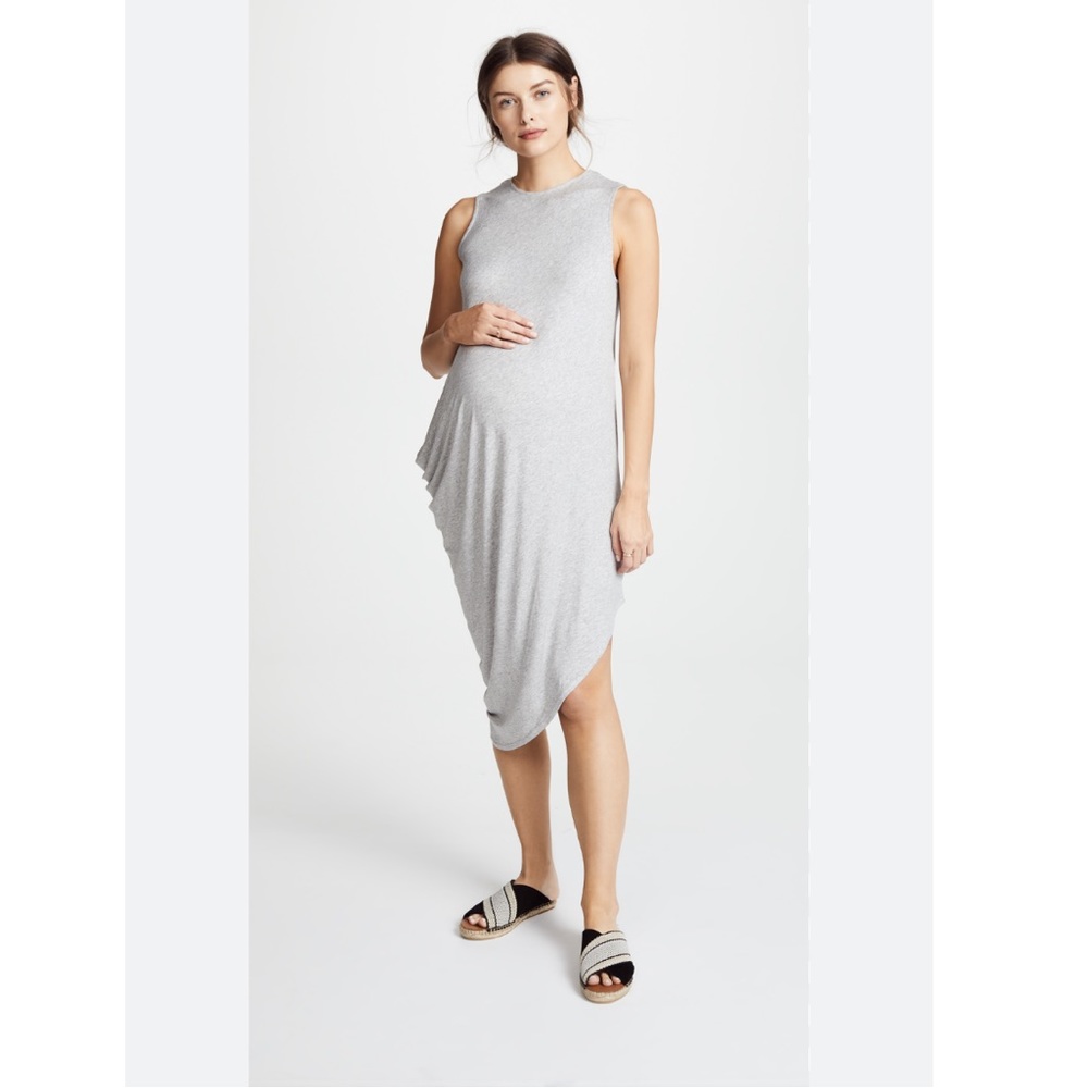 Hatch Maternity Grey High Line Dress